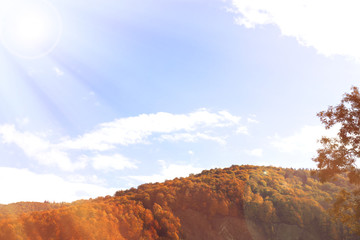 Fototapeta premium Mountains in the Autumn