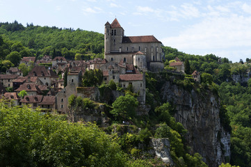 Fototapeta na wymiar Village Saint-Cirq-Lapopie