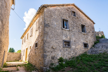 stone buildings in the old town