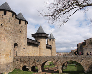 Fototapeta na wymiar la Porte de Carcassonne