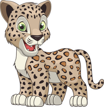 Funny little leopard