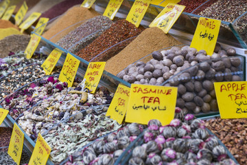 Tea shop in Grand Bazaar, Istanbul, Turkey.