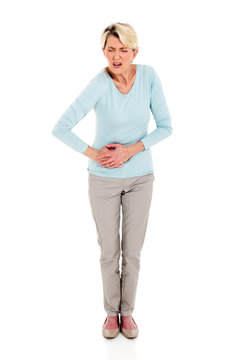 Senior Woman Having Stomach Ache