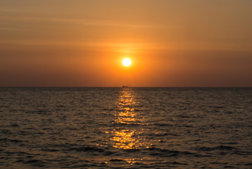 sunset sea
