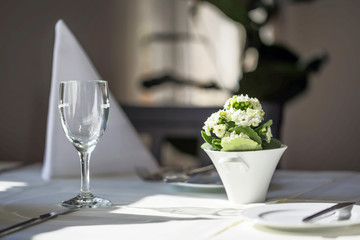 gedeckter Tisch