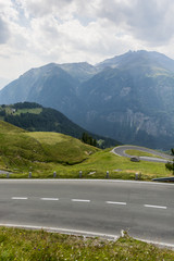 Winding road in the mountains