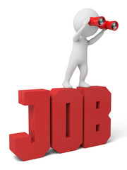 The 3d guy are finding a job