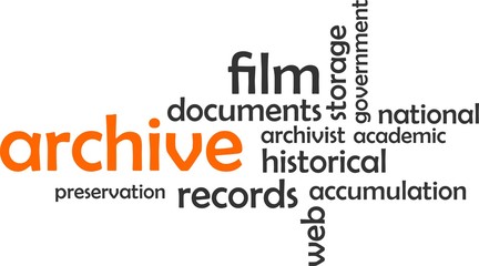 word cloud - archive