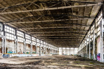 destroyed factory