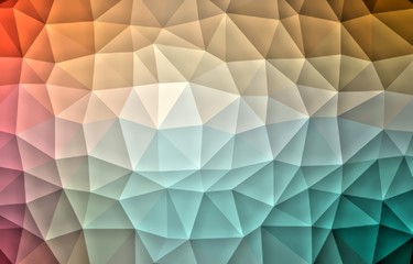 Abstract color polygonal triangle patterns.