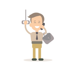 Businessman vector illustration in flat style
