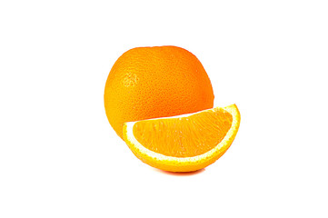 orange isolated on white background