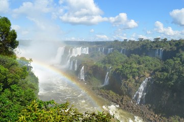 ブラジル側のイグアスの滝