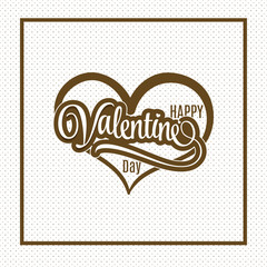 Monochrome background with text for valentines day.