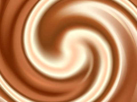 Coffee and Milk Cream Abstract Vector Texture