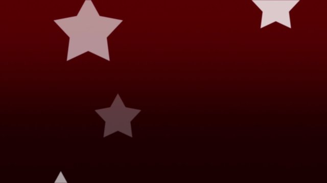 Loop features white stars that come and go over a deep red background. Seamless.