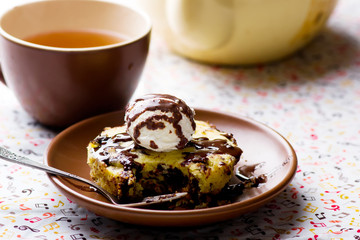  mug cake prepared in microwave
