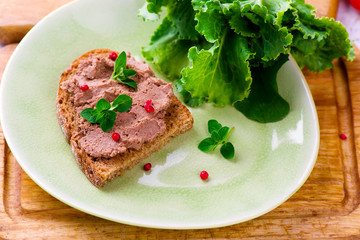 paste from a chicken liver.