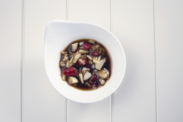 soy sauce with chili