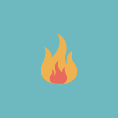 fire icon vector
