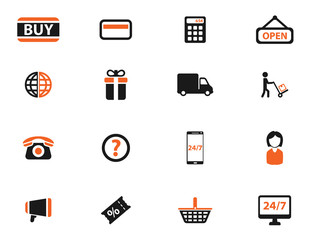 E-commerce simply icons