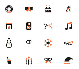 New year simply icons