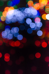 abstract background colorful bokeh circles.