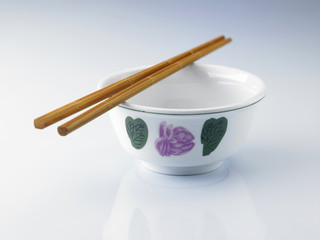 chopstick and bowl