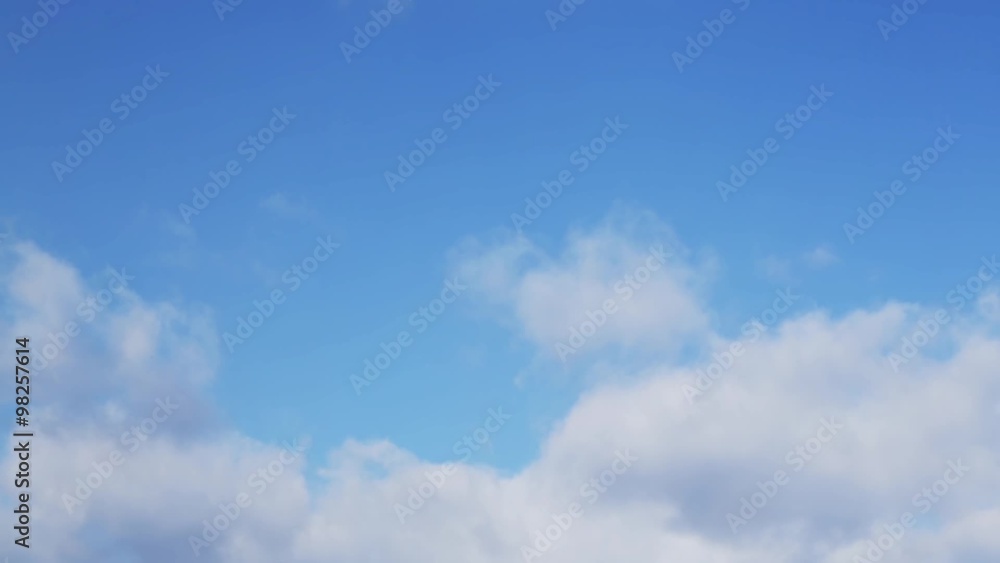 Wall mural 1 minute time lapse clouds loop #3