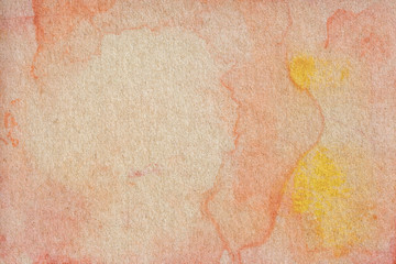 Watercolor painting on recycle paper.