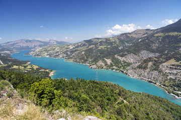 Lake of Serre-Poncon (French Alps)