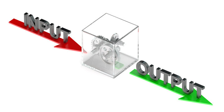Business Processes concept with gearwheels