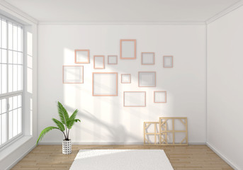 3d rendered interior composition 