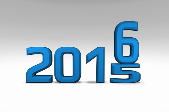 Jahreszahlwechsel von 2015 auf 2016