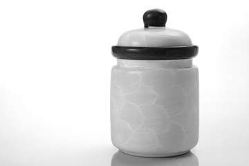porcelain jar