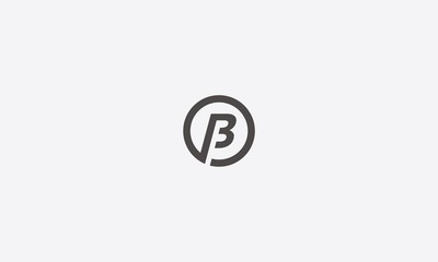 initial fb or bf Logo Business Concept - obrazy, fototapety, plakaty