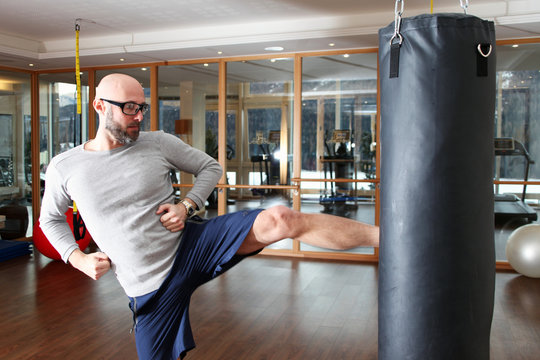 Kickboxen im Studio