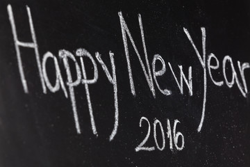 Fototapeta na wymiar Happy New Year 2016