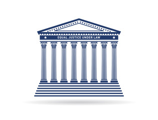 The Supreme Court architecture logo