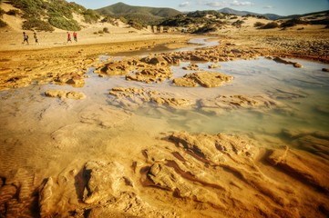 Piscinas

Le dune di Piscinas, situate nel territorio di Arbus, sono le dune 

seconde più alte d'Europa. Attraversate da un fiume ricco di metalli 

ossidati creando colorazioni suggestive.