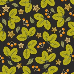 Floral Seamless Pattern Background