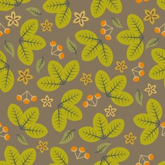 Plakat Floral Seamless Pattern Background