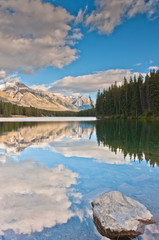 Fototapeta na wymiar Johnson Lake, Alberta