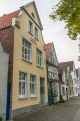 Gebäude an der Jahrmarktstrasse in Travemünde, Lübeck, Deutschland