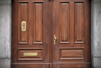 Old doors, handles, locks, lattices and windows