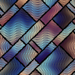 Abstract mosaic pattern