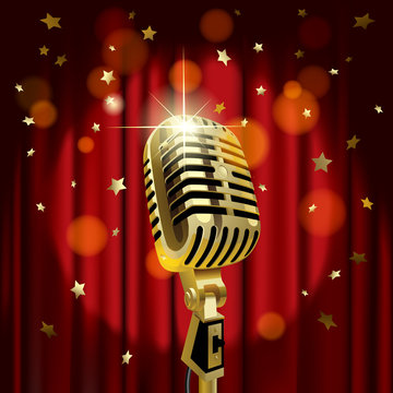 Old microphone