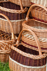 Handmade wicker basket