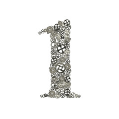 number , gears arrangement shape number