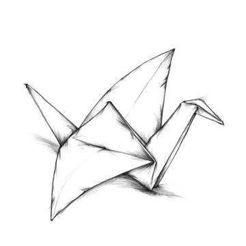 Papier-Kranich